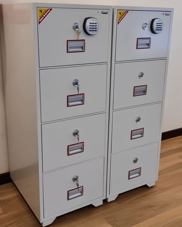 4-Drawer Fireproof Diplomatic Safe